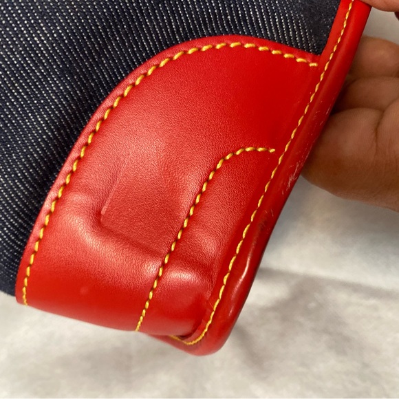 Dooney & Bourke Denim Backpack - Picture 5 of 14